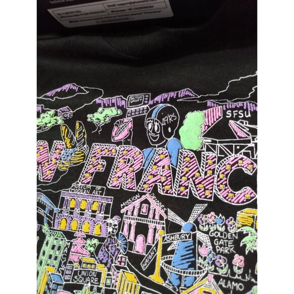 Vintage 80s San Francisco T Shirt Single Stitch Medium City Landmarks Retro - Picture 5 of 9
